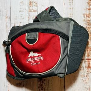 Gregory Strut Lumbar Waist Belt Fanny Pack w/ Bottle Holder